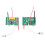 2Pcs PCB Circuit Module Board Parts 18V Battery Chip PCB Board Replacement for  BL1830 BL1840 BL1850 LXT400 8