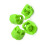 Kit di Ammortizzatori per Auto RC per ARRMA 6s 1/7 1/8 Modelli Accessori per Auto RC Verde 4