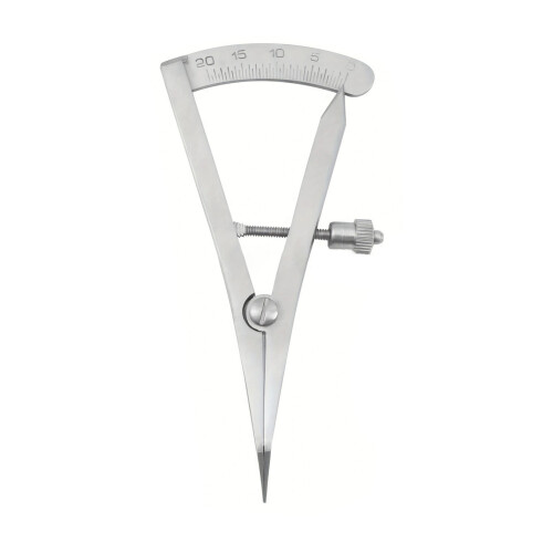 Dental Insert Measure Curvilinear Straight Head-Elbow Small