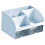 Multiple Section Office Supply Box Produced Of Strong-Blue 1