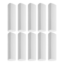 Accuracy Rubber Triangular Shape Unstained Erasing TPE-White