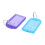 125Pcs Multicolor Plastic Key ID Label Tags W 2cm Dia Ring Keyring 4