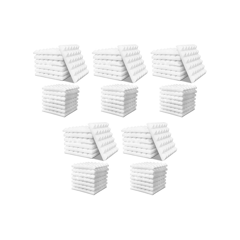 60 Pack Acoustic Panels,Sound Proof Foam Panels,Studio Soundproofing Wedges,Wall Reduce Noise Foam,For Music Studio,Etc 6031416252633