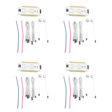 2X Bande Lumineuse à Capteur de Mouvement LED Escalier 32 Canaux Gradation de la Lumière Intérieur Motion Night Light 12V / 24V Bande LED Flexible