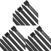 300 Stuks Kabelbinders Heavy Duty 12 Inch, 7,6 mm Sterke Plastic Draadbinders met een Treksterkte van 70 Kg, UV-Bestendig