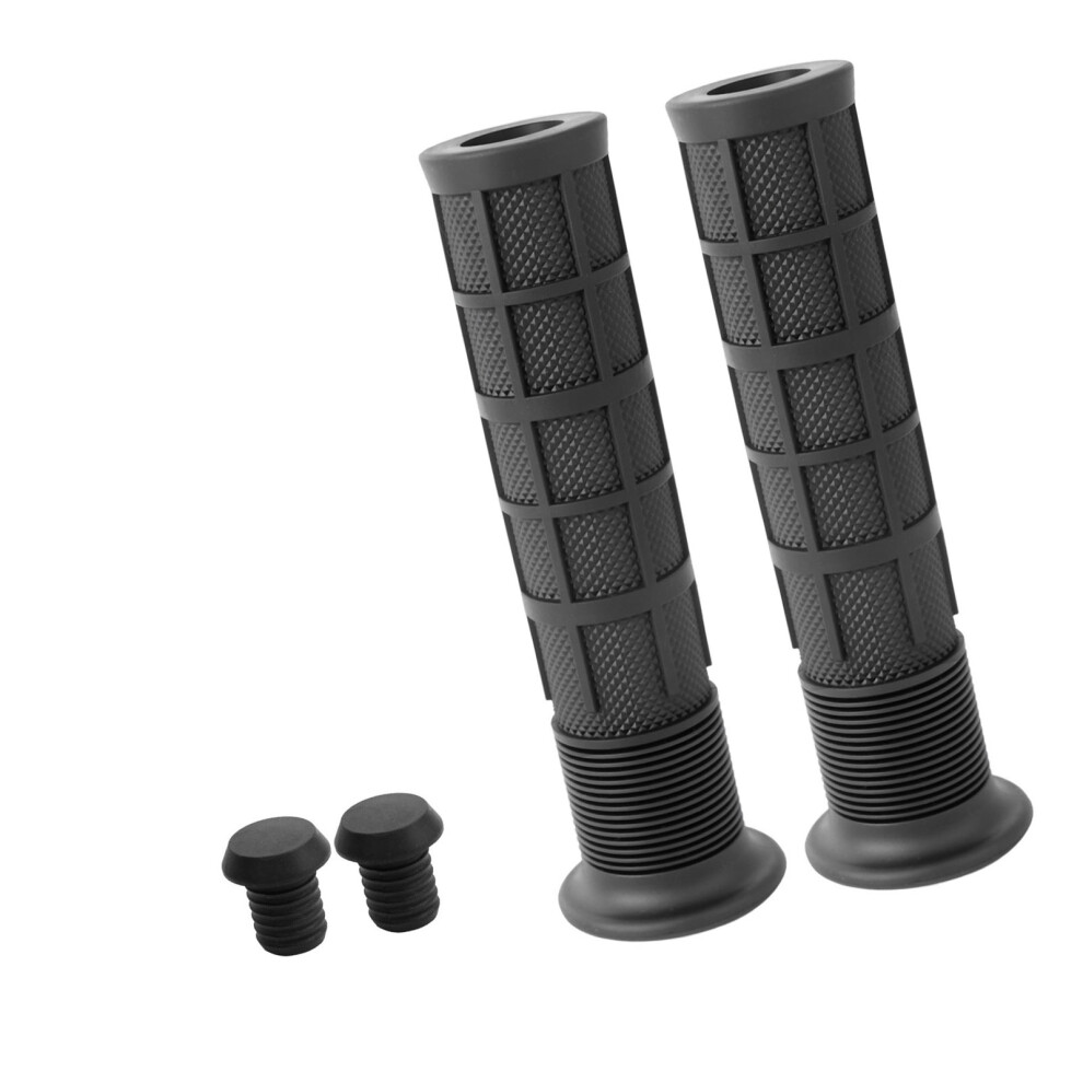 1Pair Bicycles Grip Handle Cover Handlebars Grip Cycling- Black 7627001393172