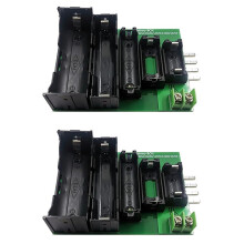 2X Battery Tester Case 4 & 2-Wire Terminal 18650 26650 14505 14340 1425 Battery Case Holder Test Storage Box for DL24P