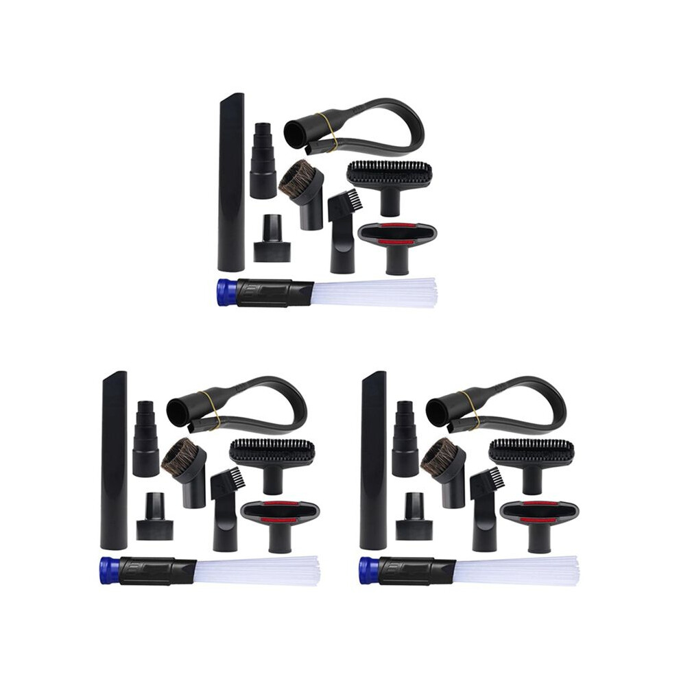 27X Household Vacuum Cleaner Attachments Accessories 2 1/2 Inch To 1 1/4 Inch Vacuum Hose Adapter, Flexible Crevice Tool 6033339483842