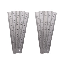 10 Stueck Doppel Seiten Markiert 15cm 6-Zoll Edelstahl Gerade Lineal