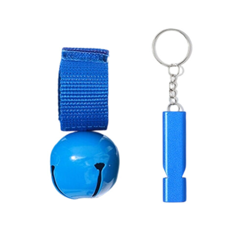 Outdoor-Camping-Alarm, Bärenglocken, pfeifende laute-Blau