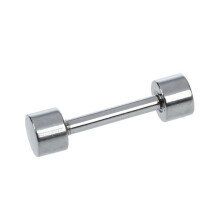 4 Par Tapon Falso de Acero de Titanio Pendiente Clavo de Oreja de Tunel de Tapon Falso Hombres (Plateado Color, 3 MM)