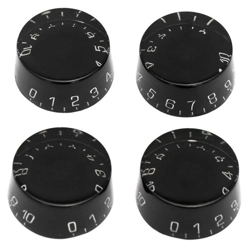 16Pcs Electric Guitar Top Hat Knobs Speed Volume Tone Control Knobs Compatible for  LP Style Guitar 2