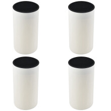 4X Universal Knife Holder,Knife Block Without Knives,Knife Block Storage Holder for Protecting Blade Space Saver(White)