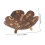 Coconut Shell Soap Dish Leaf Shaped Holder with Easy Drainage for Bathroom Shower and Kitchen 2