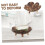 Coconut Shell Soap Dish Leaf Shaped Holder with Easy Drainage for Bathroom Shower and Kitchen 4