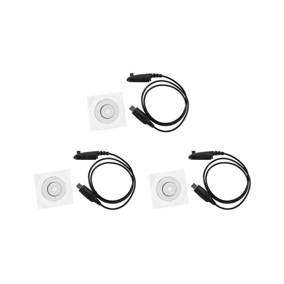 3X Usb Programming Cable Pro5150 Ht750 Ht1250 Gp328 Gp340 Gp380 Gp640 Gp680 Gp1280 Gp960 Pr860 Interphone 4711587058730