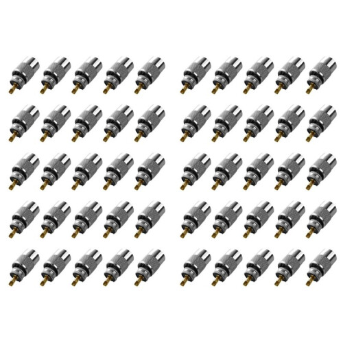 50 Pcs UHF PL259 Plug Solder Connector for RG8