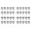 40PCS Powercon Connector 3 Pins 20A 250V Power Speaker Panel Socket Female for LED Screen Stage Lighting,Grey 1