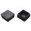 200 Pcs Plastic Square Blanking End Caps Tube Inserts 25mm x 25mm 2