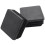 120 Pcs Plastic Square Blanking End Caps Tube Inserts 25mm x 25mm 4