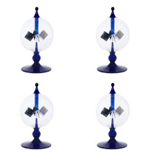 4X Solar Power Radiometer Sunlight Crookes Vanes Windmill Gift Home Desk Decoration