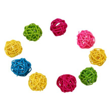 Pretyzoom Parrot Foraging Toy Willow 10 pcs assorted colors