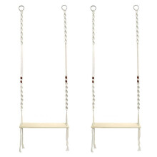 2X Chicken Swing Toy for Large Chicken Coop, Chicken Enrichment Toy for Hens and Roosters, Wooden Chicken Coop