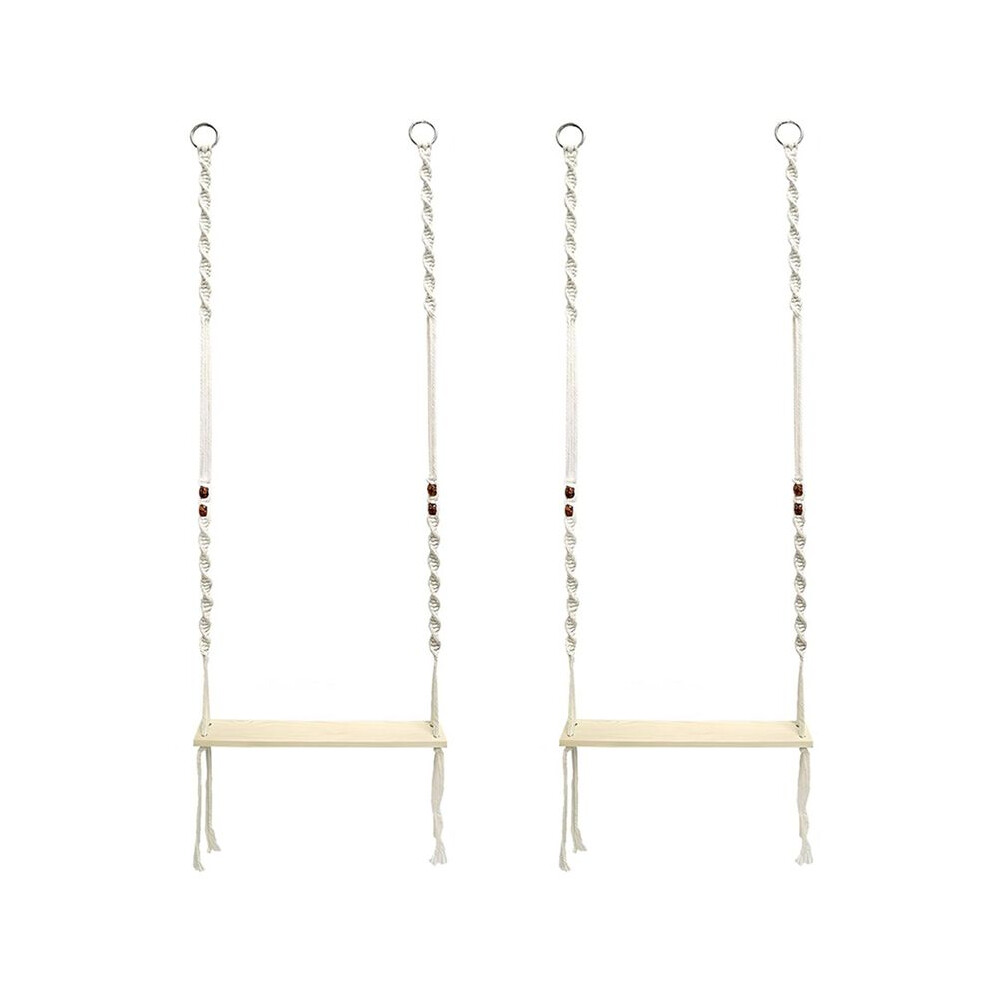 2X Chicken Swing Toy for Large Chicken Coop, Chicken Enrichment Toy for Hens and Roosters, Wooden Chicken Coop