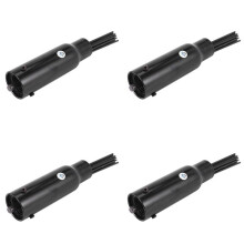 4X 19 Pins Air Descaler Needle Tool Kit Fits Air Chisel Hammer Removes Paint and Rust Scaler Kit