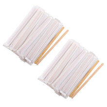 200Pcs 5.5 Inch Coffee Stirrers Sticks -Natural Wood Eco-Friendly Coffee Beverage MilkTea Disposable Stirrer Stick