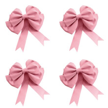 4X Decoration Bow Shop Display Wedding Arch Decor Birthday Party Prop Festivity Occasion DIY Red Accessories L C