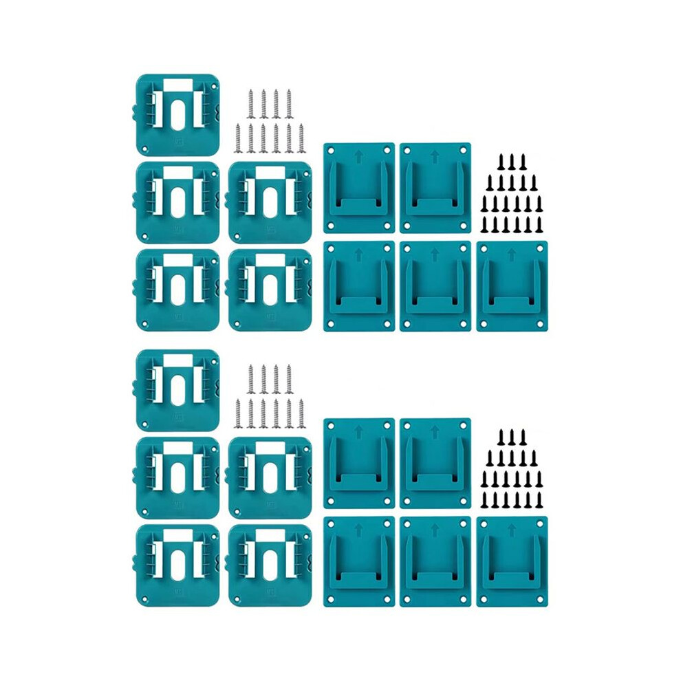 20Pack Battery Storage Rack For 14.4V 18V Li-Ion Battery Tools Machine Holder Storage Rack Wall Mount Bracket 6032434183695