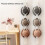 Macrame Hat Rack for Hanger Wall Display, Bohe Mia Hat Holder for Organizer Storage Decorative Wide Brim Cap - 4Pack 4