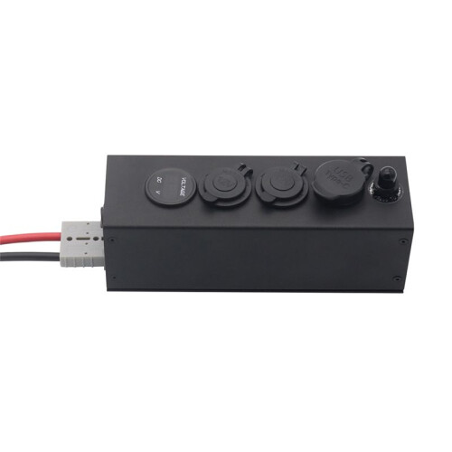 12/24V Distribution Panel Multi-Function Box Lighter Usb for Anderson Socket Power  8AWG 30cm 2