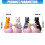 Tiny Cats Mini Sitzende Ente Katzen Figur Miniaturen-Weiß 4