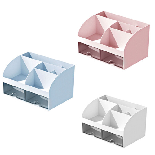 Multiple Section Office Supply Box Produced Of Strong-Blue 1