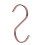 Pacote de 30 4 Polegadas Rose Gold Chrome Finish Steel Hanging Flat Hooks - S Shaped Hook Heavy-Duty S Hooks, para UtensíLios Cozinha, Potes, 3