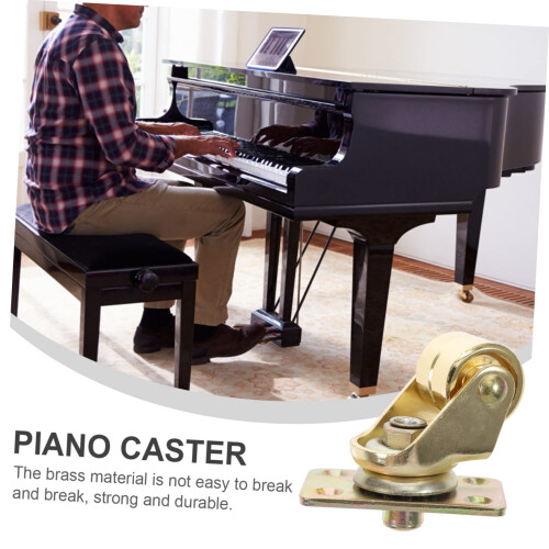 Upright Piano Caster Wheel with Smooth Rotatable Movement,  Stability, Easy Installation 2