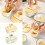 Plastic Garlic Smasher with Hand Guard Vegetable Grater-Yellow 3