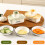 Plastic Garlic Smasher with Hand Guard Vegetable Grater-Yellow 5