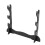5X 3 Livelli Samurai Sword Katana Supporto Supporto Staffa Rack Display Nero 6