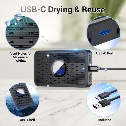Electronic Moisture Absorber For Camera Microscope Books and 1