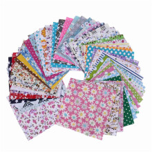GöR-Det-SjäLv Quiltlapp 60 St 10Cmx10Cm Berlockpaket Bomullstyg LapptäCke Bunt Tyger TygsöMnad