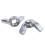 M6 Thread Dia Stainless Steel Wing Nut Butterfly Wing Nuts 40 Pcs 9