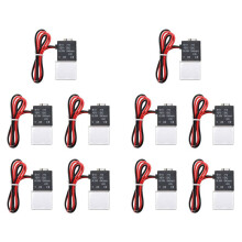 10Pc 1/4 Pouce NPT 2 Vanne Normalement FerméE Vanne D'Air ÉLectrique en Aluminium Pneumatique 12V