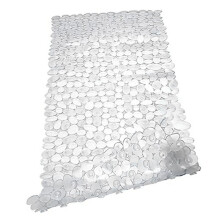 2X Pebble Bath Mat for Bathtub to Anti-Slip Bathtub Mat in Shower (Clear)