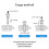 2X Stainless Steel Quick Release Pin 8mm Diameter  Locking Pin with Push Button Lanyard Cable Usable Length 50mm 3
