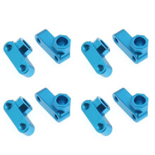 8 PièCes Support de Bras de Suspension SéParé Avant en MéTal pour XV-01 XV01 1/10 RC Voiture Mises à Niveau PièCes Accessoires