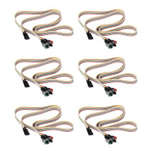 6X ATX PC Computer Motherboard Power Cord 2 with LED Light /Off/Reset