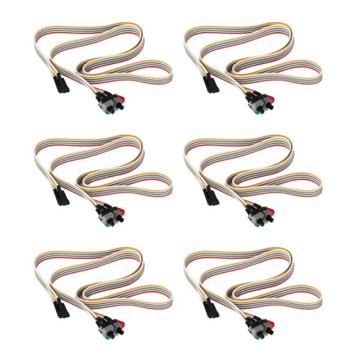 6X ATX PC Computer Motherboard Power Cord 2   with LED Light /Off/Reset